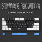60% Mechanical Gaming Keyboard, Detachable Type-C Cable Mini Keyboard - Image 3