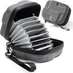 K&F Concept 10 in 1 Lens Filter Case, Hard Shell Camera Filter Pouch Up to 95mm by KFCONCEPT