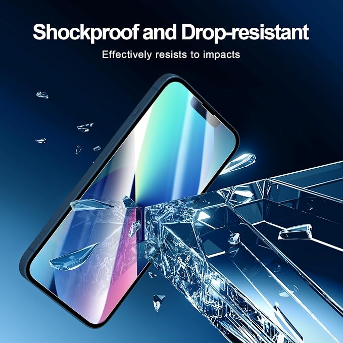NEW'C 3 Pack Designed for iPhone 14, iPhone 13, iPhone 13 Pro Screen Protector - Image 6