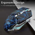 TENMOS T12 Wireless Gaming Mouse Rechargeable, 2.4G Silent Optical Wireless - Image 6