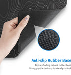 Topographic Contour Extended Big Mouse Pad Large, Gaming Mouse Pad Desk Pad - Image 4