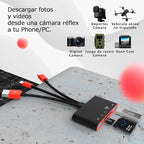 5-in-1 Memory Card Reader, USB OTG Adapter & SD Card Reader - Image 2