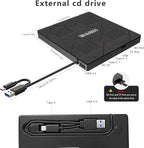 External CD/DVD Drive for Laptop, 8-in-1 USB3.0 DVD Player, Compatible Windows - Image 6