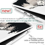 TWOLSKOO Compatible with M4 MacBook Air 13.6 inch Case 2025-2022 Release M4 - Image 2