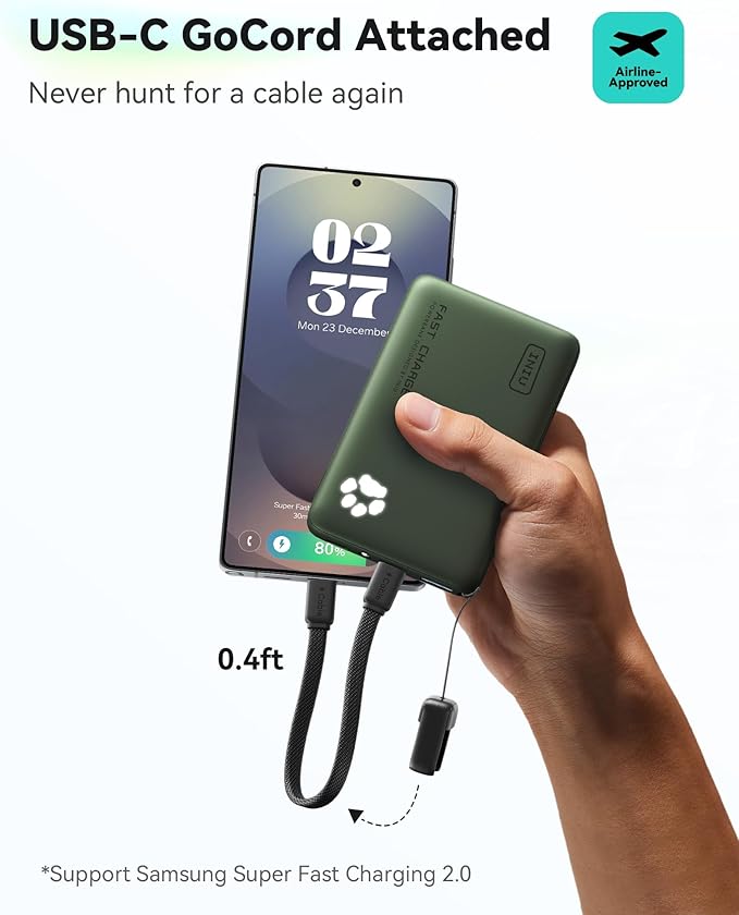 INIU 45W Fast Charging Portable Charger, 40% Smaller 10000mAh - Image 4