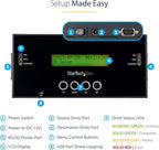 StarTech.com 1:1 Standalone Hard Drive Duplicator and Eraser, SAS/SATA HDD/SSD - Image 4