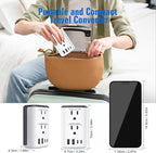 Voltage Converter Us to Europe, 220v to 110v Power Adapter, European Plug Power - Image 7