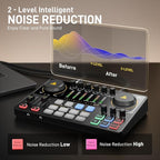 MAONO Podcast Equipment Bundle: Audio Interface mixer - Image 4