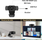 Septekon 1080P HD Webcam with Microphone, Streaming Computer Web Camera - Image 7