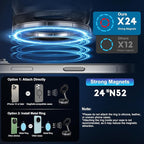 Vacuum Magnetic Suction Phone Holder, Foldable and Retractable Hands-Free - Image 7
