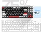 MageGee 75% Mechanical Gaming Keyboard, LED Blue Backlit, 87 Keys Compact TKL - Image 3