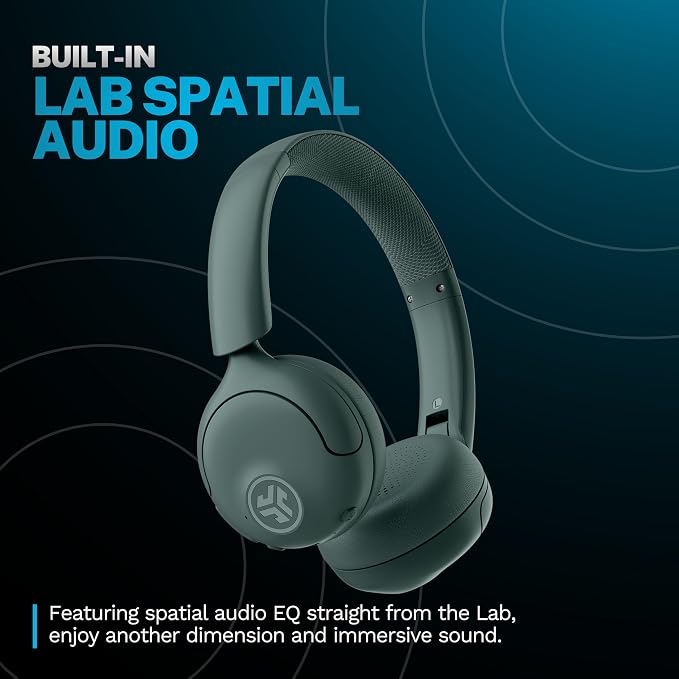 JLab Go Lux ANC Wireless Headphones, Hybrid Active Noise Cancelling, Premium - Image 3