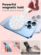 Magnetic Suction Phone Case Mount, Silicone Suction Cup Grip Stand - Image 6