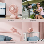 Shinebella AA Battery Powered Clip on Fan - Image 7