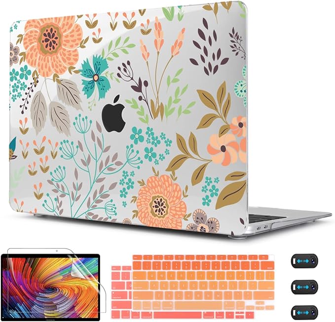CISSOOK Case for MacBook Air 13 inch 2021 2020 2019 2018 Release Model A2337 M1 by CISSOOK