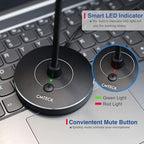 CMTECK USB Computer Microphone G009, Noise-Cancelling Recording Desktop Mic - Image 4