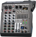 4 Channel Audio Mixer for Home Audio, Sound Mixer Board by TKLBLS