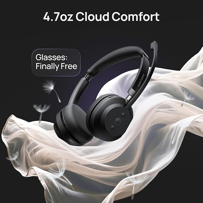 Wireless Headset, Mute Button - Image 4