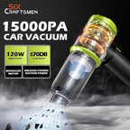 Handheld Car Vacuum with 15000PA Power, 4 in 1 Small Powerful Cordless Vacuum - Image 2