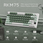 RK ROYAL KLUDGE M75 Wireless Mechanical Keyboard 2.4Ghz/BT5.1/USB-C Gaming - Image 2