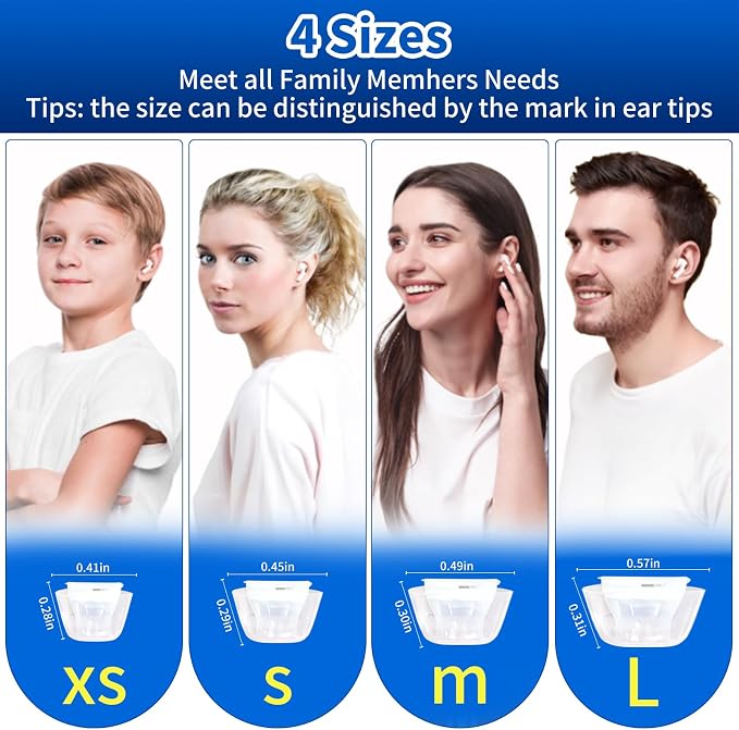 4 Pair Compatible with AirPods Pro 2nd/1st Generation Replacement Ear Tips - Image 7