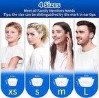 4 Pair Compatible with AirPods Pro 2nd/1st Generation Replacement Ear Tips - Image 7