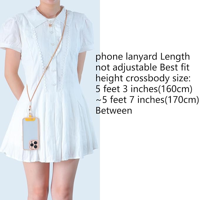 cell phone lanyard Detachable Phone Chain Strap Leather 2-in-1 phone wrist strap - Image 2