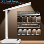 Smart Desk Lamp with 4-in-1 Charging Station, 5 Color temperatures and 5 - Image 2