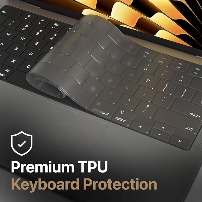 Kuzy Tinted Premium MacBook Pro 14 inch Keyboard Cover M4 16" 2025 2024 2023 M3 - Image 6