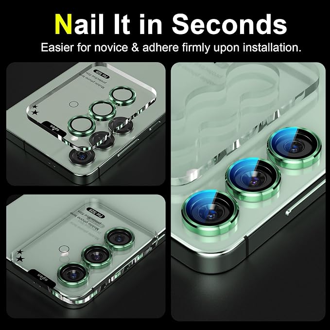 YWXTW Camera Lens Protector for Samsung Galaxy S25 Accessories 9H Tempered - Image 5