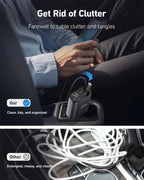 Retractable 4 in 1 Fast Car Charger - 30W Dual USB Type C - Image 2