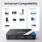 HDMI Switch 3 in 1 Out, 4K@60Hz HDMI 2.0 Switch Splitter - Image 3