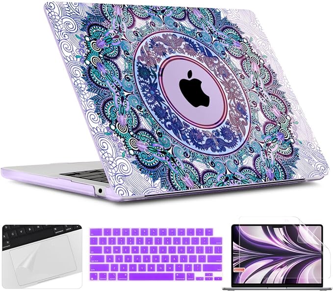 TWOLSKOO Compatible with M4 MacBook Air 15 inch Case 2025-2023 Released Model by TWOLSKOO