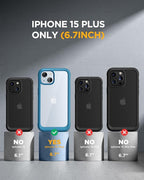 Miracase Glass Series Designed for iPhone 15 Plus Case 6.7' Phone Case Cover - Image 2