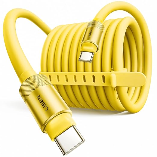 LISEN 10FT USB C Cable Fast Charging, Chubby 240W Cable USB C to USB C Fast by Lisen
