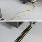 D-Line 30ft Floor Cord Cover, Made in USA Linkable Cable Protector, Hide - Image 2
