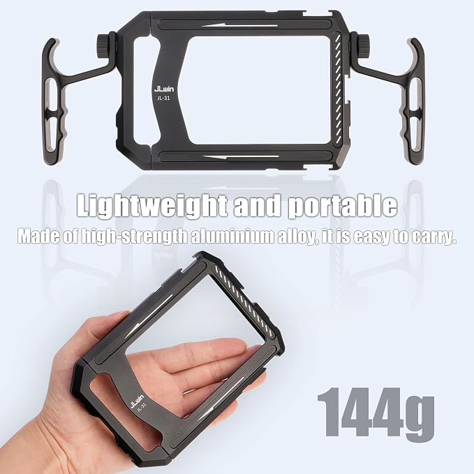 Foto4easy Universal Smartphone Video Rig, Aluminum Phone Video Stabilizer - Image 3