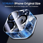 UniqueMe for 3 Pack iPhone 16 Pro/iPhone 16 Pro Max Camera Lens Protector - Image 5