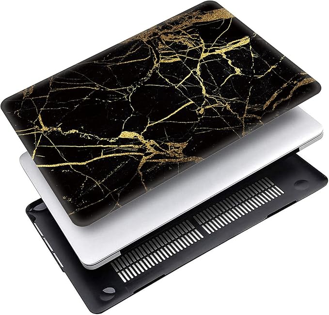 Black Gold Marble Laptop Cover Compatible - Image 8