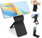 Phone Stand, Foldable Magnetic Phone Tripod, Angle Adjustment & Strong Magnets by MakeLifeBetter