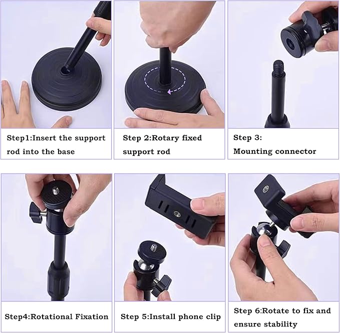 Webcam Stand, 12.6 Inch Web Cam Stand - Image 7
