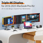 TobenONE DisplayLink Docking Station Triple Monitor - Image 3