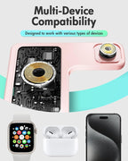 Wireless Charger Stand Charging Station: 3 in 1 Charger Stand Multiple Devices - Image 7