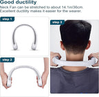 CIVPOWER Neck Fan: Portable Personal Neck Cooling Rechargeable Bladeless Fan - Image 9