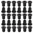 30 pcs 1/4" Drill Hole，3/16" ID Black Silicone Top hat Rubber Grommets by Unknown