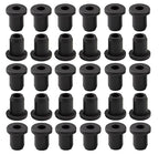 30 pcs 1/4" Drill Hole，3/16" ID Black Silicone Top hat Rubber Grommets by Unknown