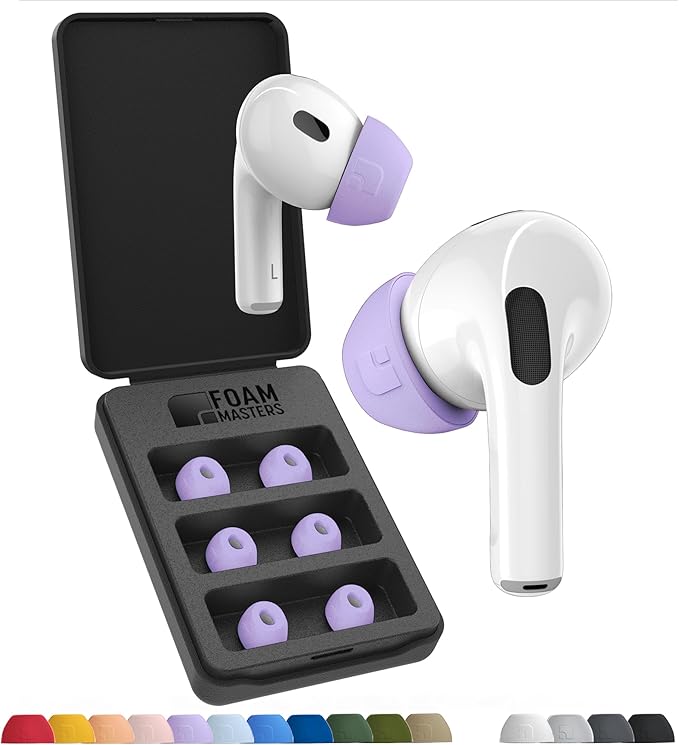 Foam Masters Ultra-Premium Memory Foam Ear Tips by AutoLinePro