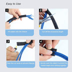 CrocSee 25ft - 1.25 inch Braided Cable Management Sleeve Cord Protector - - Image 6
