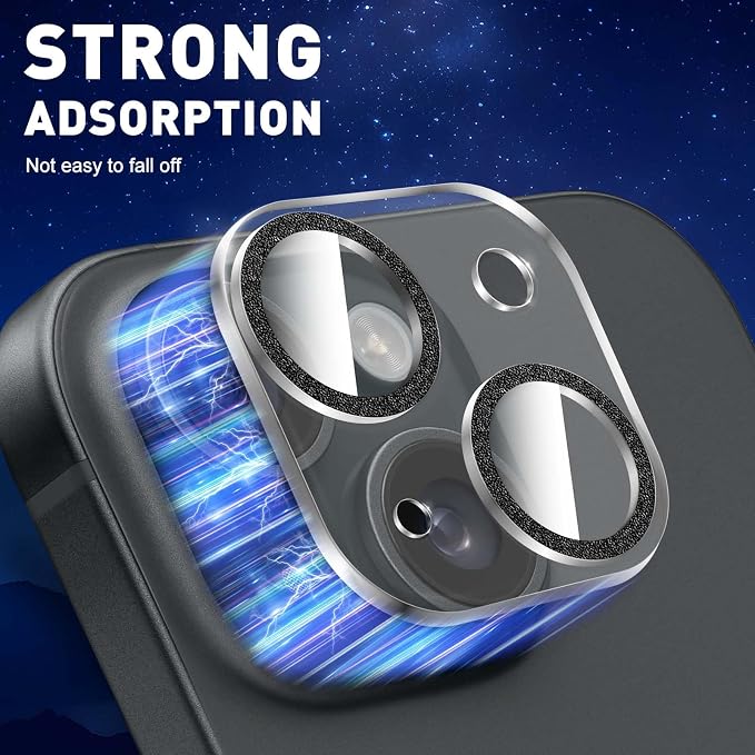 LucBuy 3PCS Sparkling Camera Lens Protector - Image 2