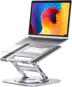 Adjustable Laptop Stand with 360 Rotating Base, Stable Computer Stand by Aoevi